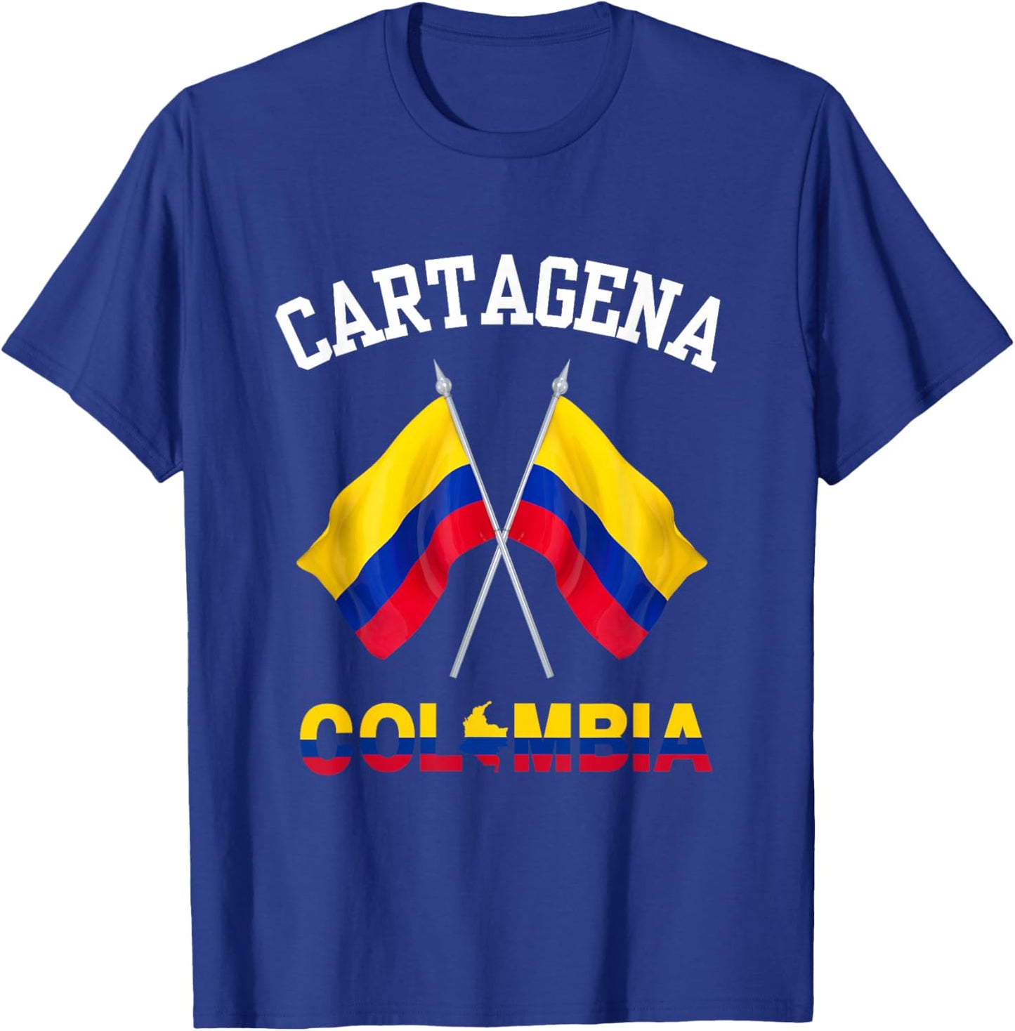 Colombia Cartagena T-Shirt - T-Shirt | Royal