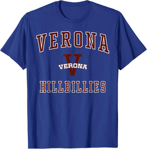 Verona High School Hillbillies T-Shirt - T-Shirt | Royal