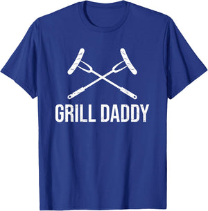 Grill Daddy Funny Fathers Day Gift-Grillfather-Grill Dad T-Shirt - T-Shirt | Royal
