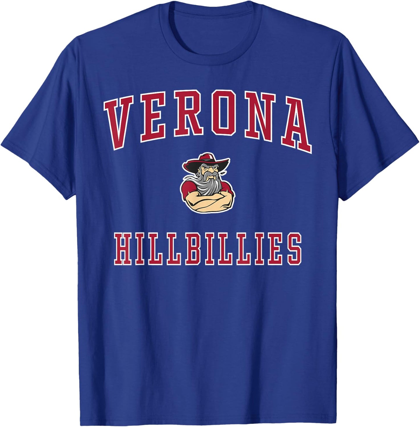 Verona High School Hillbillies T-Shirt - T-Shirt | Royal