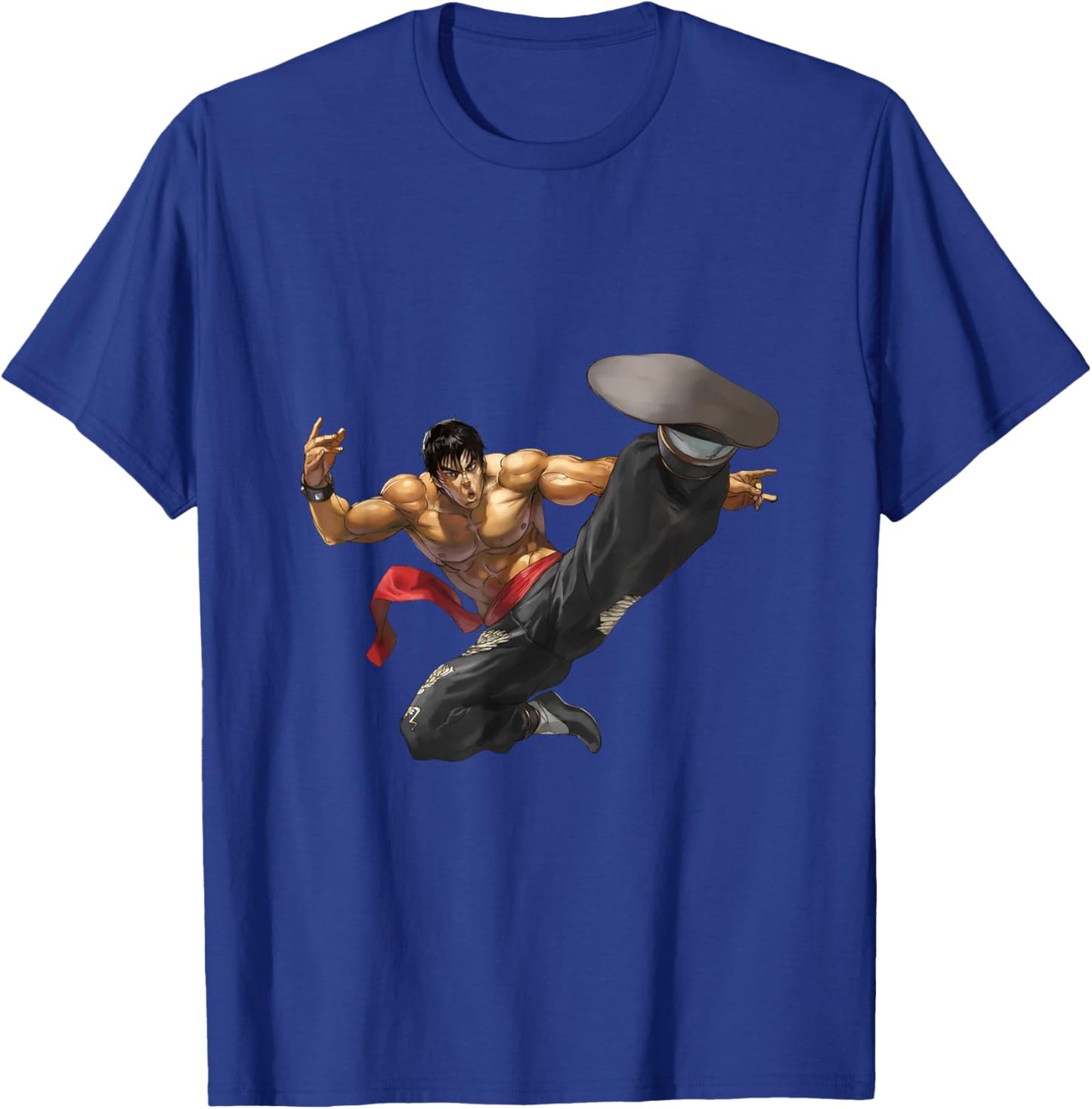Tekken7 Marshall Law 003 T-Shirt - T-Shirt | Royal