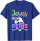 Horse Barrel Racing Jesus take the Reins T-Shirt - T-Shirt | Royal