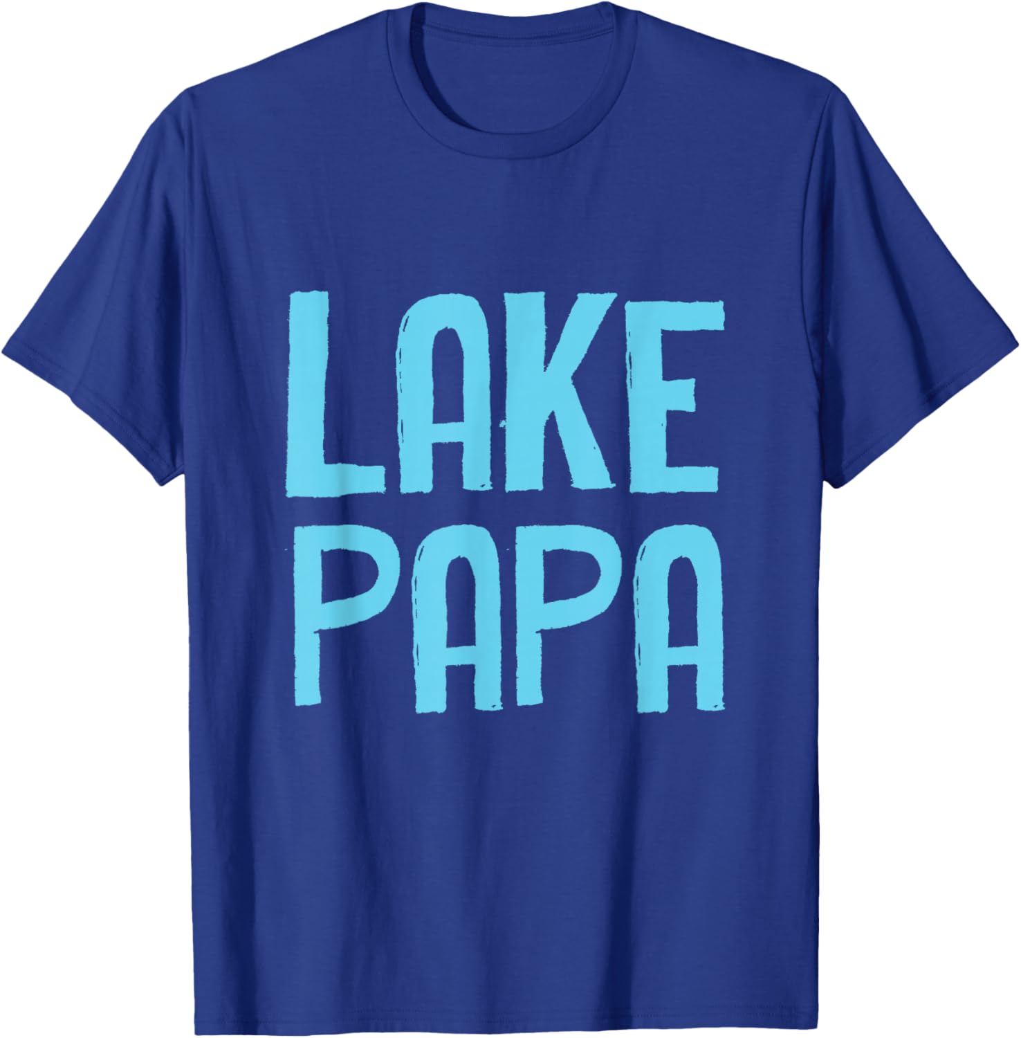 Funny Dad Lake Papa T-Shirt - T-Shirt | Royal