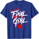 Run Like Girls Final Horror Movie Scary Blood Halloween T-Shirt - T-Shirt | Royal