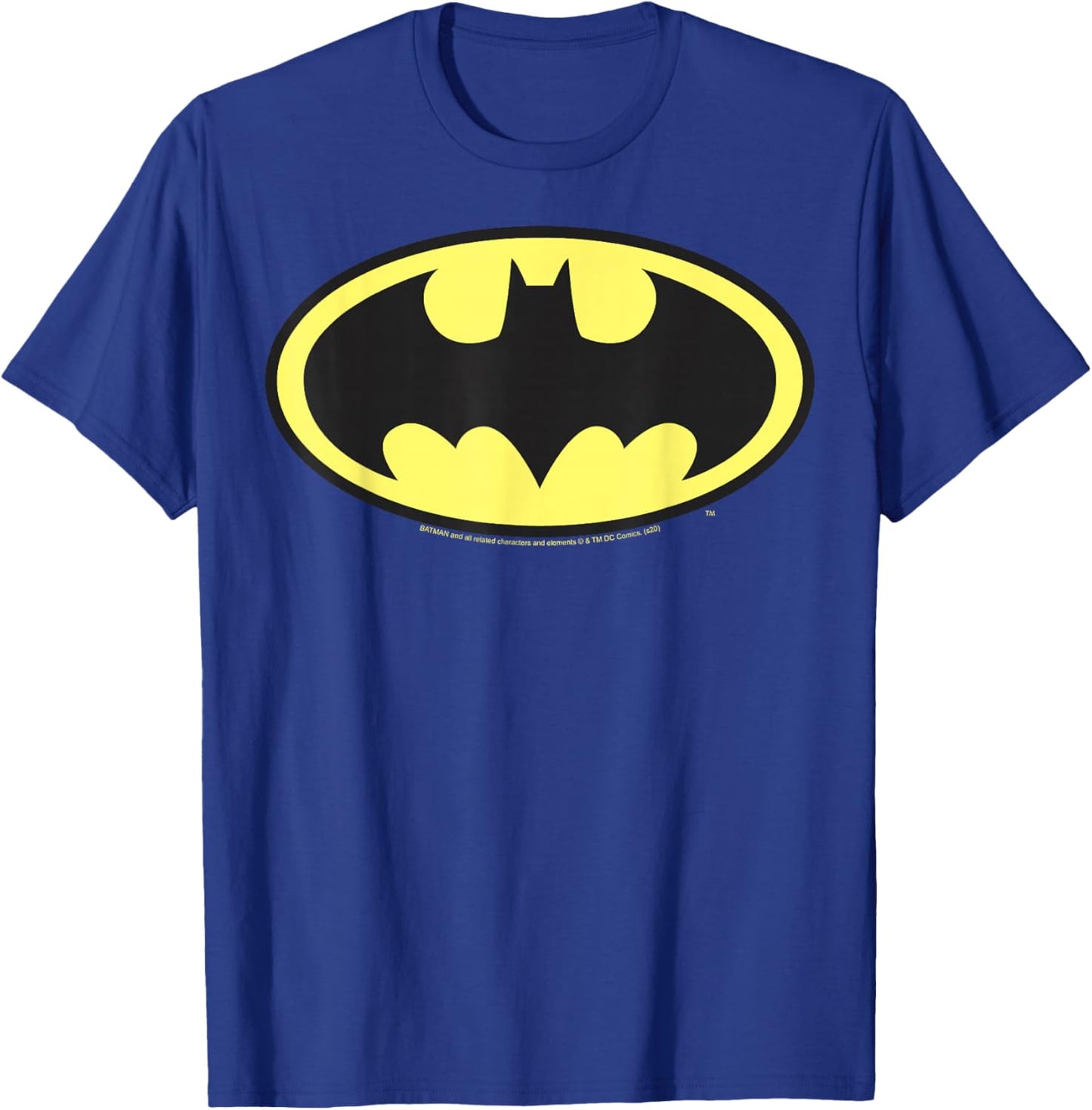 DC Comics Batman Basic Logo T-Shirt - T-Shirt | Royal