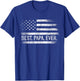 Best Papa Ever American Flag Gifts Papa Father's Day T-Shirt - T-Shirt | Royal