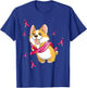 Cute Corgi Dog Breast Cancer Awareness Pink Ribbon Men Women T-Shirt - T-Shirt | Royal