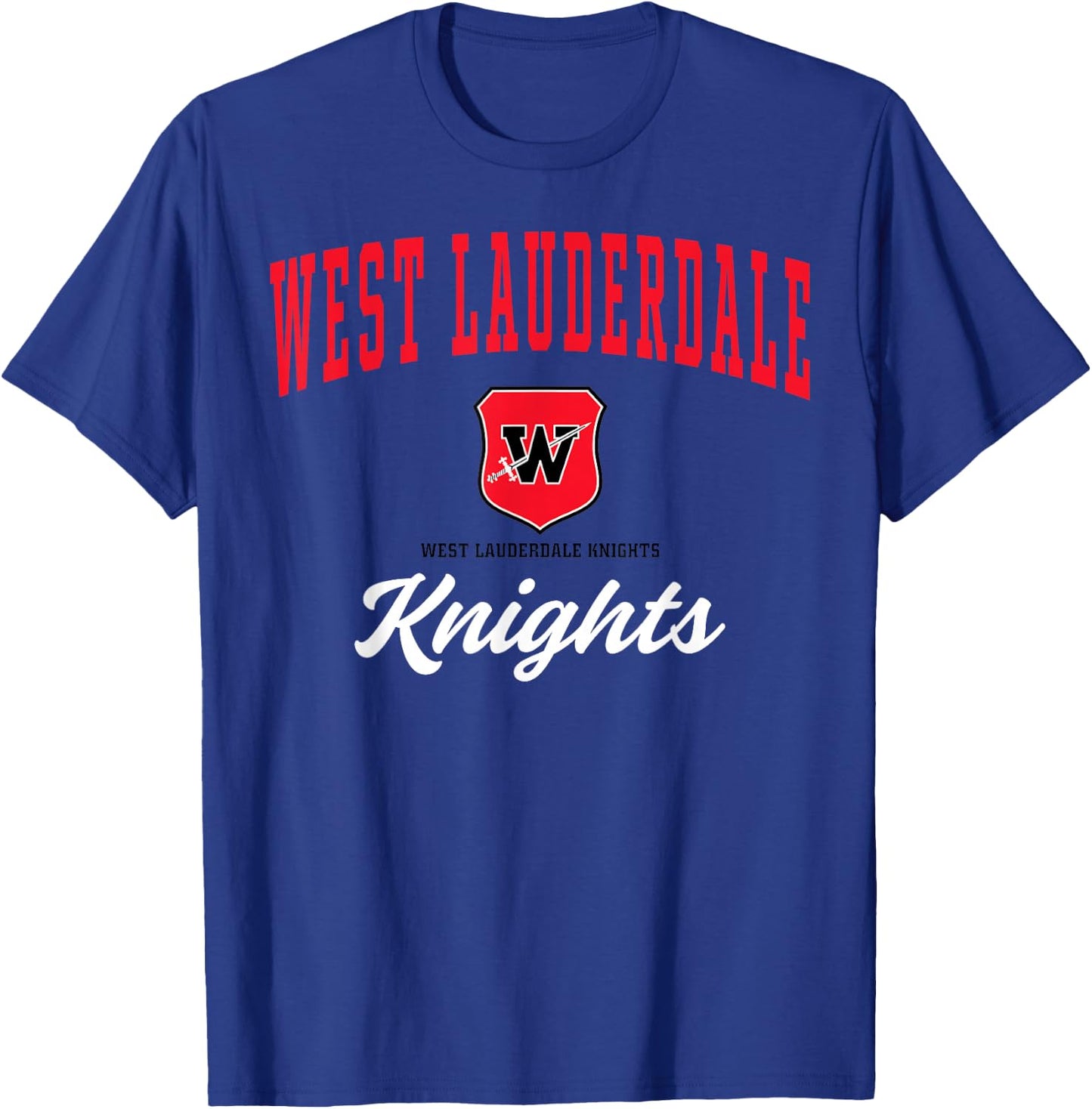 West Lauderdale High School Knights C3 T-Shirt - T-Shirt | Royal