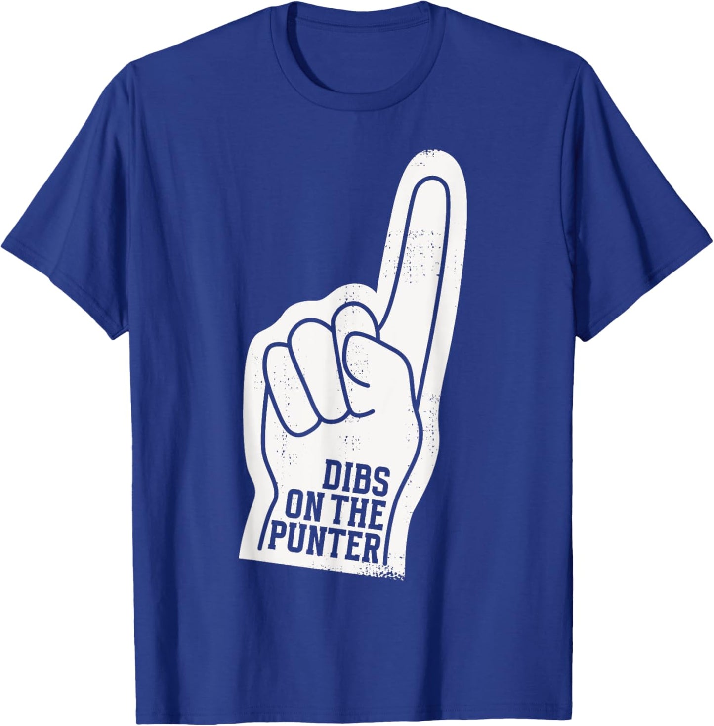 Dibs On The Punter Funny Football Wife Girlfriend Love T-Shirt - T-Shirt | Royal