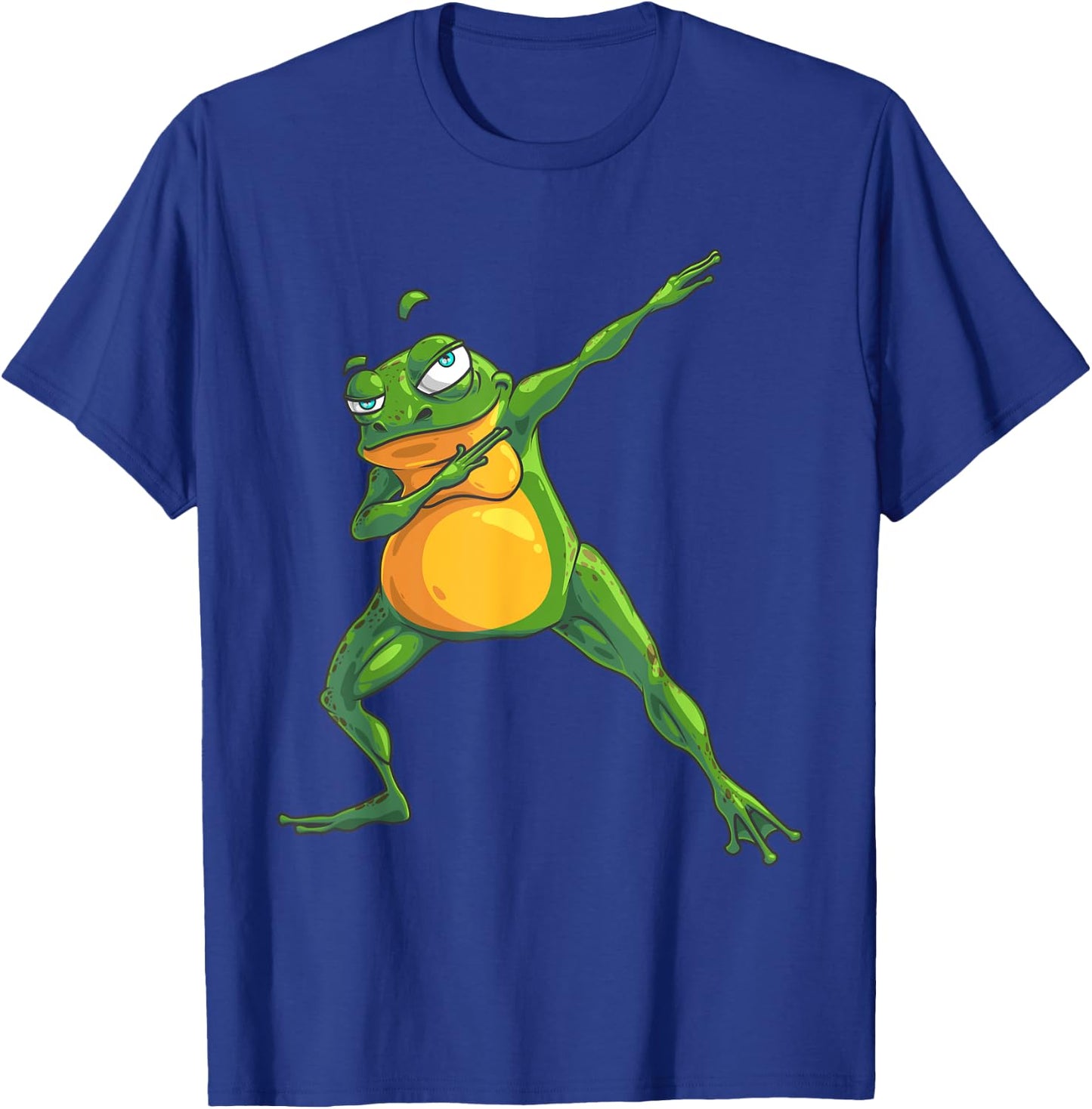 Cool Dabbing Frog | Funny Hip-hop Tadpole Dancing Lover Gift T-Shirt - T-Shirt | Royal