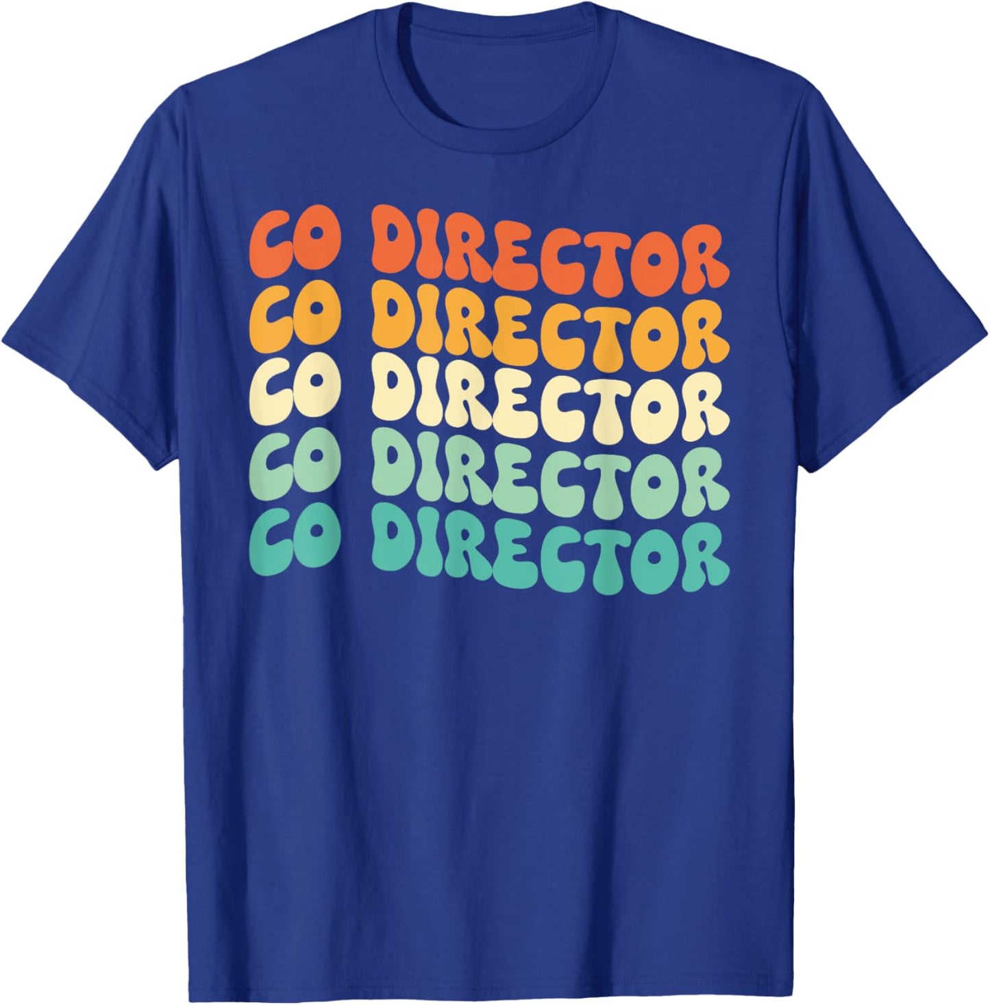 Groovy Co Director Job Title T-Shirt - T-Shirt | Royal