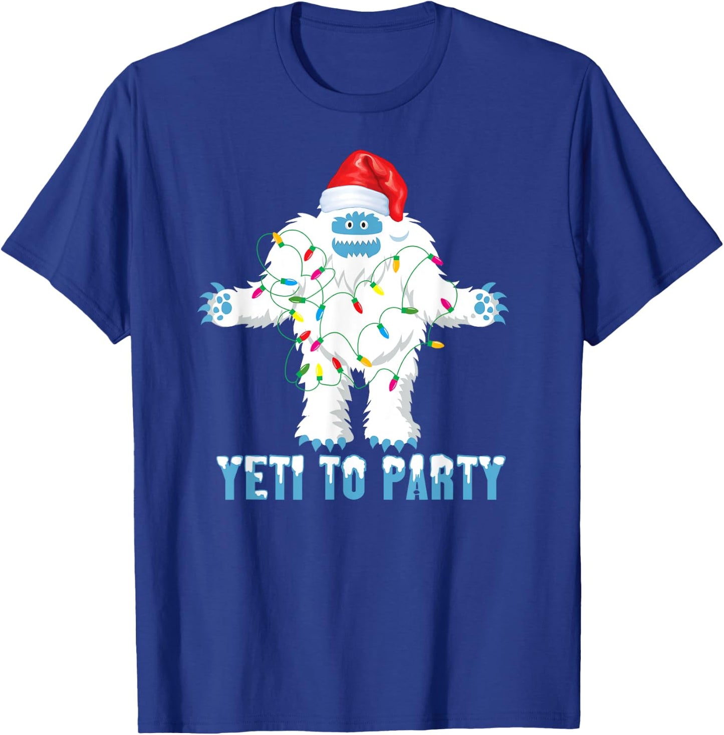 Christmas Yeti To Party shirt Cute Yeti for Christmas T-Shirt - T-Shirt | Royal