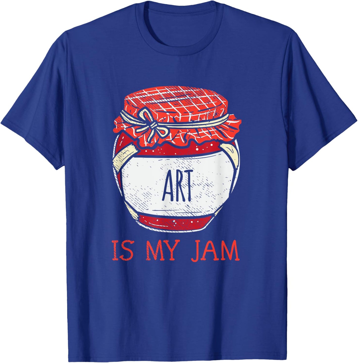 Fun Cute Art Is My Jam T-Shirt - T-Shirt | Royal