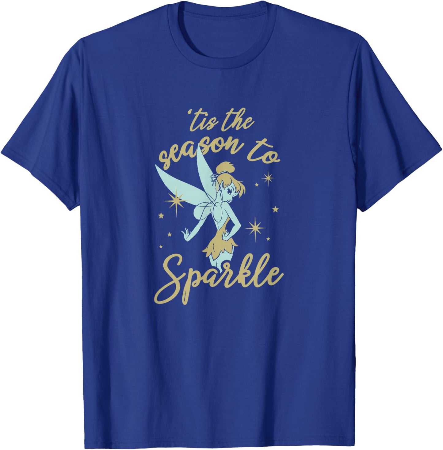 Disney Peter Pan Christmas Tinker Bell The Season To Sparkle T-Shirt - T-Shirt | Royal