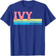 IVY Name Personalized Cute Idea Groovy Women IVY T-Shirt - T-Shirt | Royal