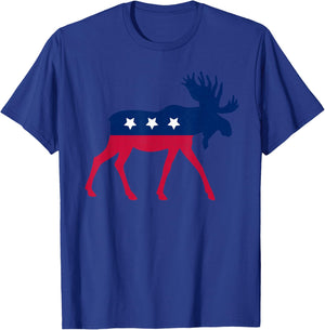 Teddy Roosevelt - Bull moose Progressive Party T-Shirt - T-Shirt | Royal