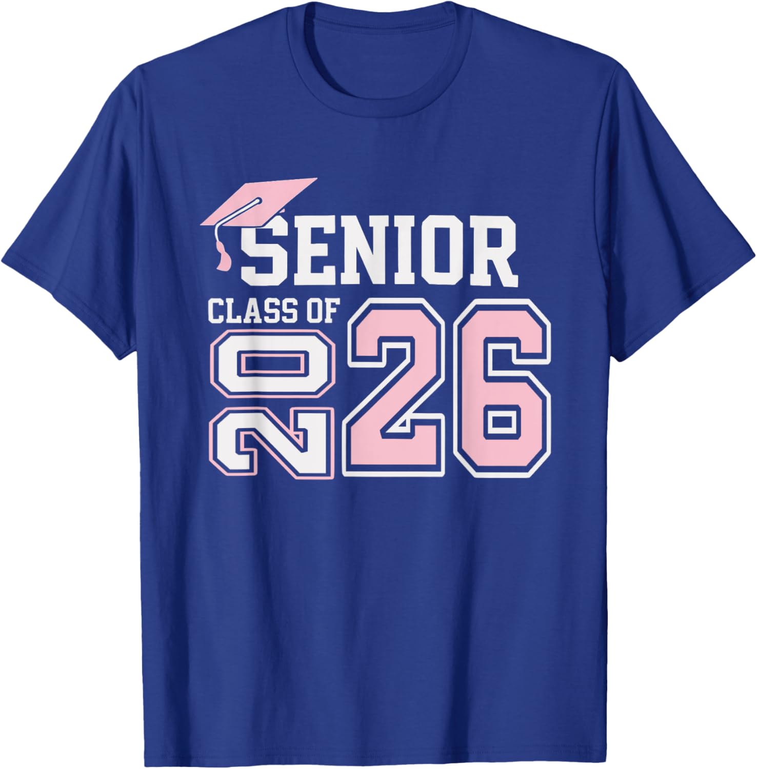 Class of 2026 pink senior girls graduation first day seniors T-Shirt - T-Shirt | Royal