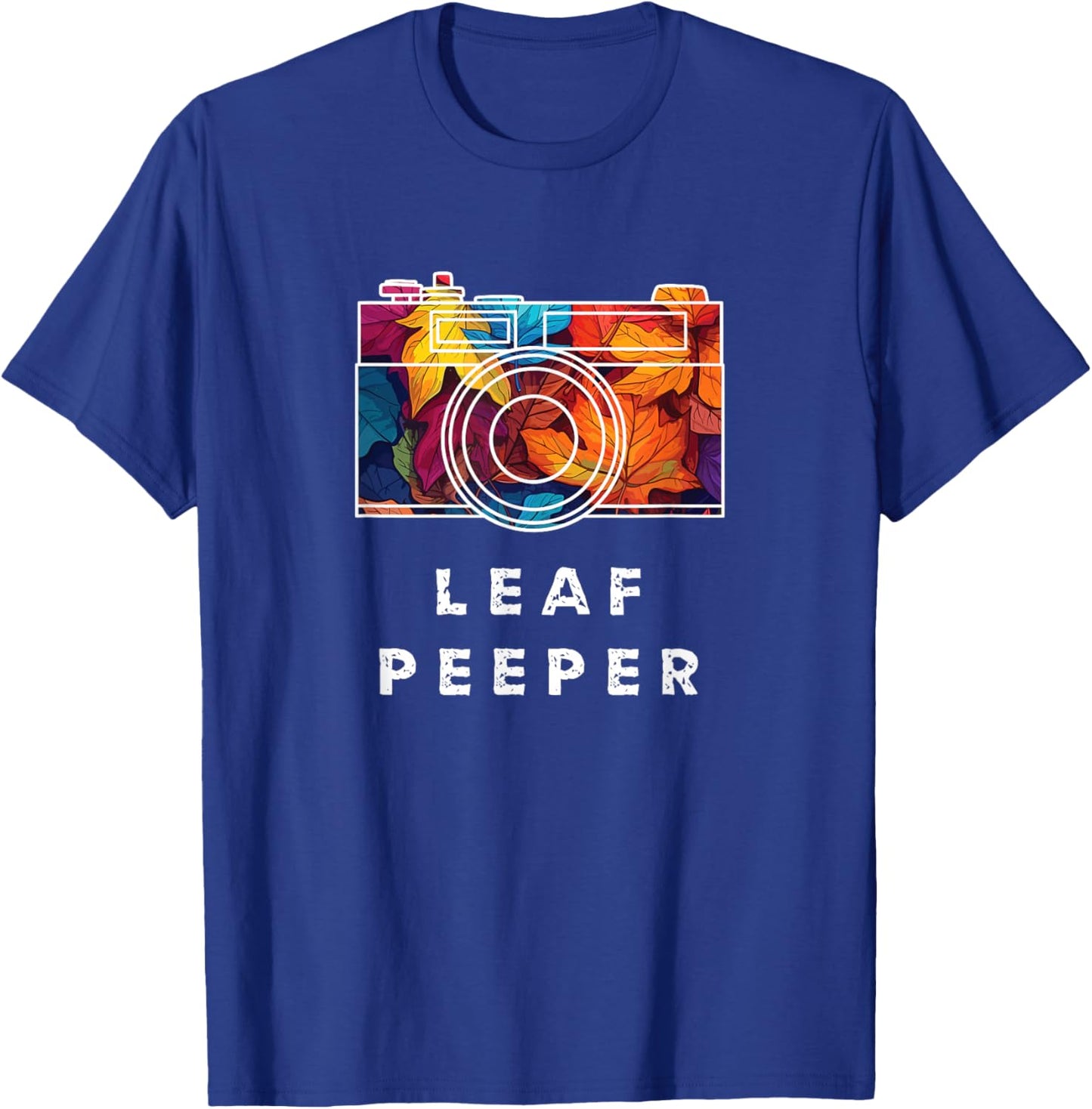 Leaf Peeper Autumn Foliage Photographer Leaf Peeping T-Shirt - T-Shirt | Royal