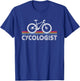 Cycologist Bicycle Funny Cycling - Cycologist T-Shirt - T-Shirt | Royal