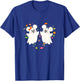 Disney Mickey and Minnie Cute Little Ghosts Halloween Heart T-Shirt - T-Shirt | Royal