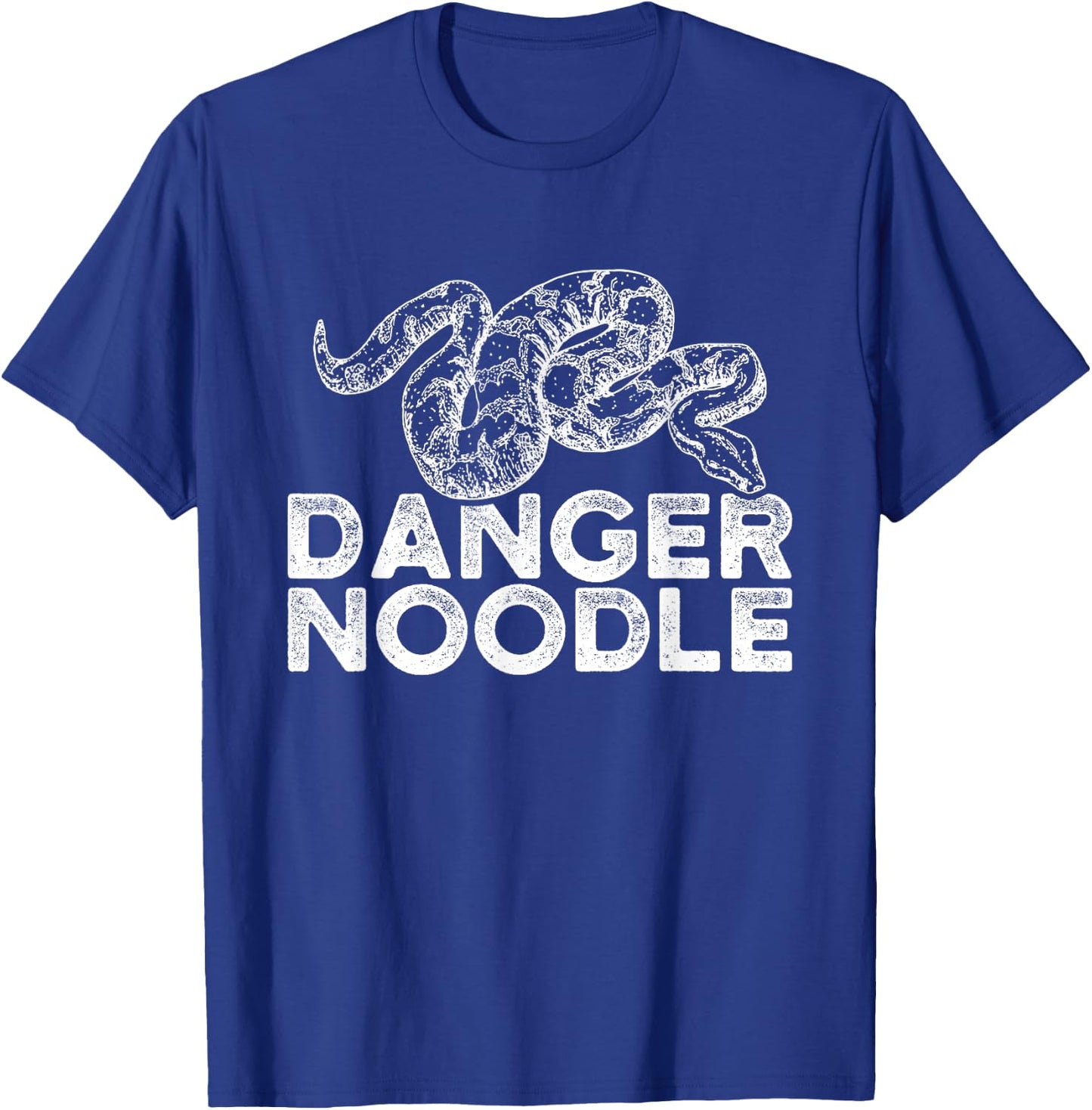 Funny Snake Ball Python Danger Noodle T-Shirt - T-Shirt | Royal