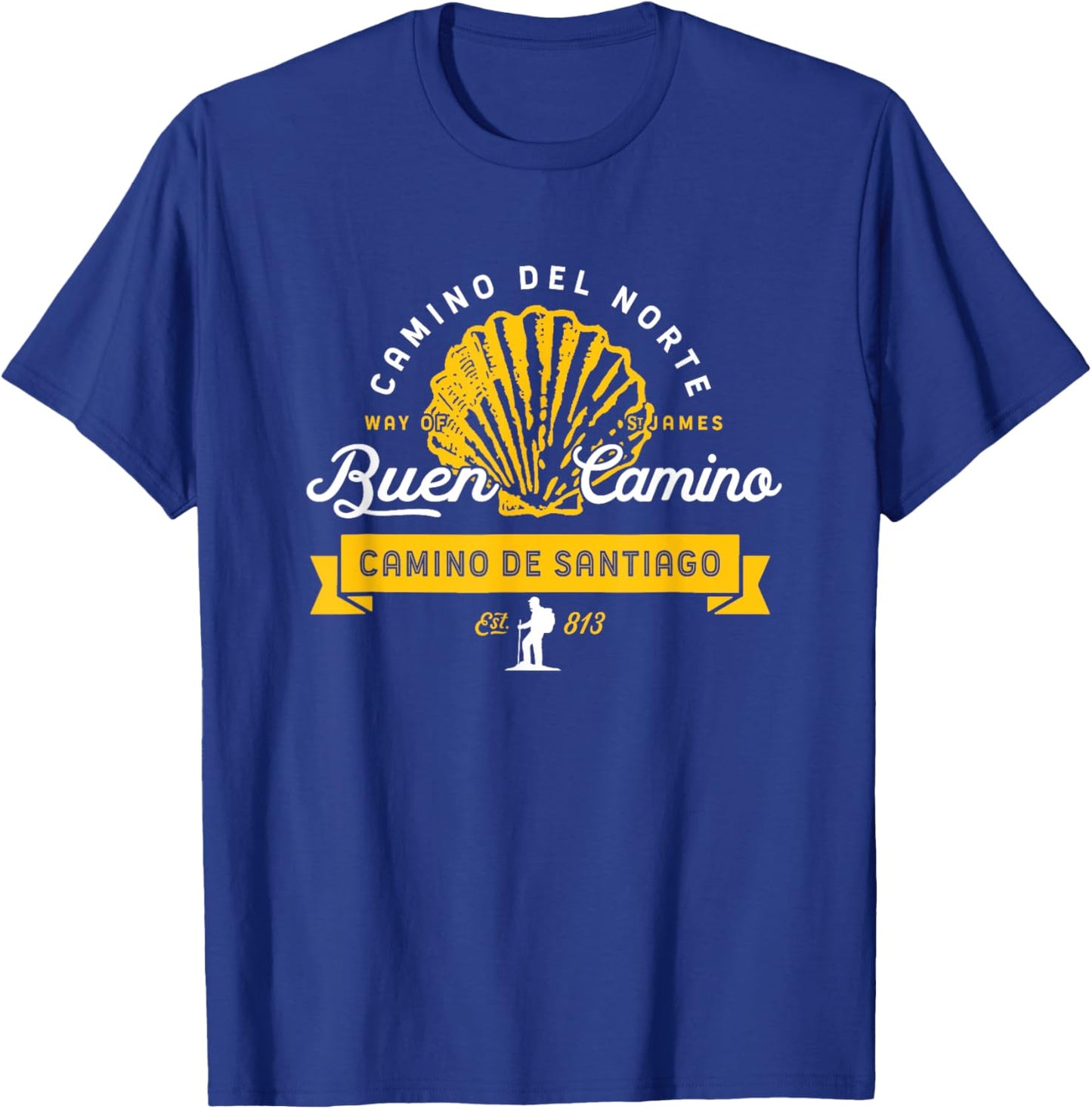 Camino del Norte - El Camino de Santiago T-Shirt - T-Shirt | Royal