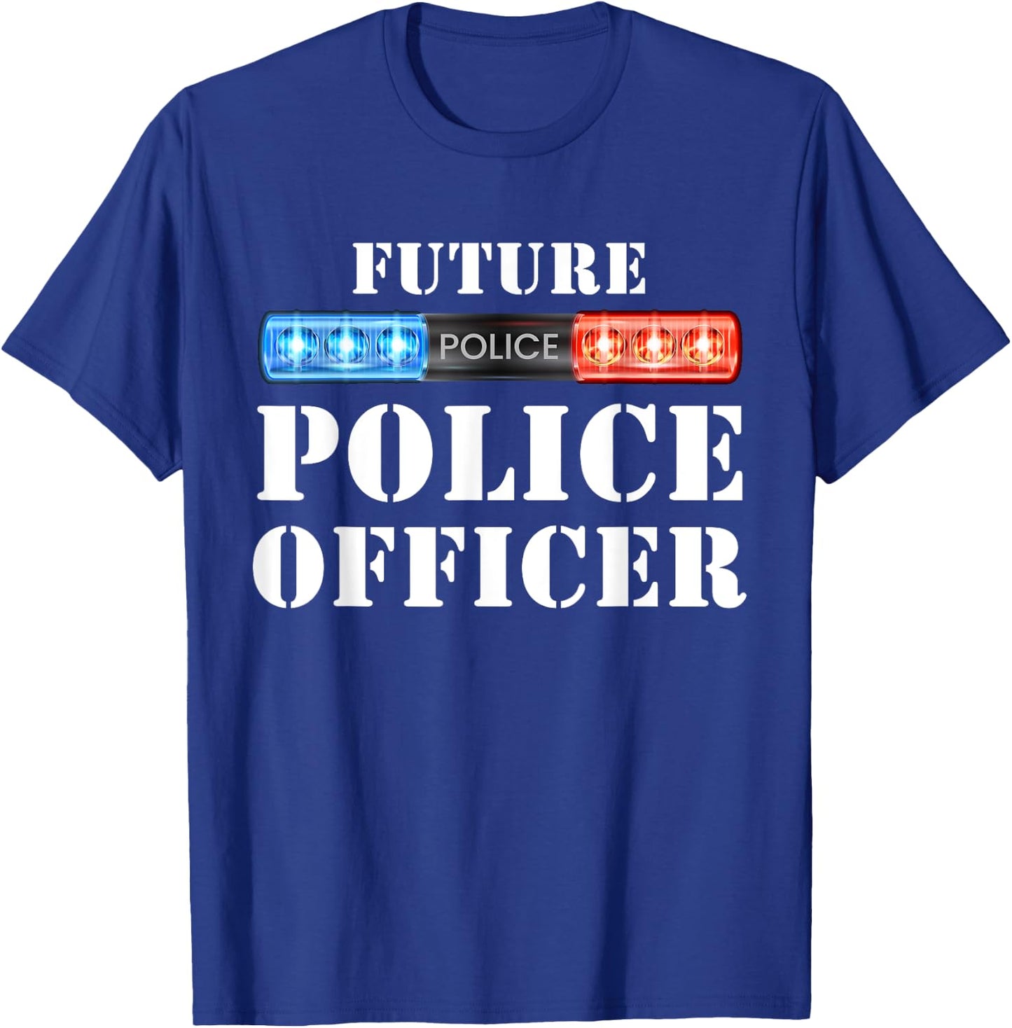 Future Police Officer Gift Patriotic Police Kids Men T-Shirt - T-Shirt | Royal