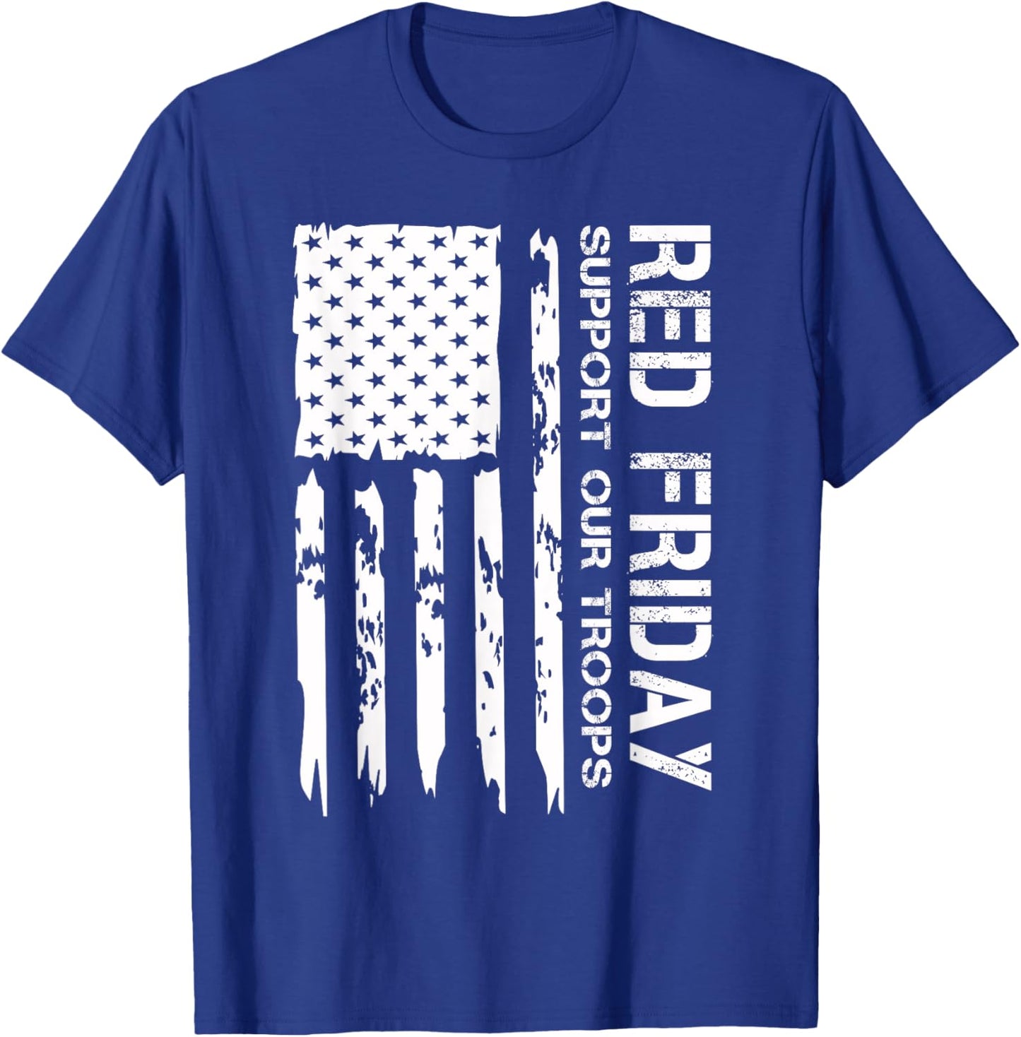 American Flag Red Friday Military Remember Everyone Deployed Women Men T-Shirt - T-Shirt | Royal