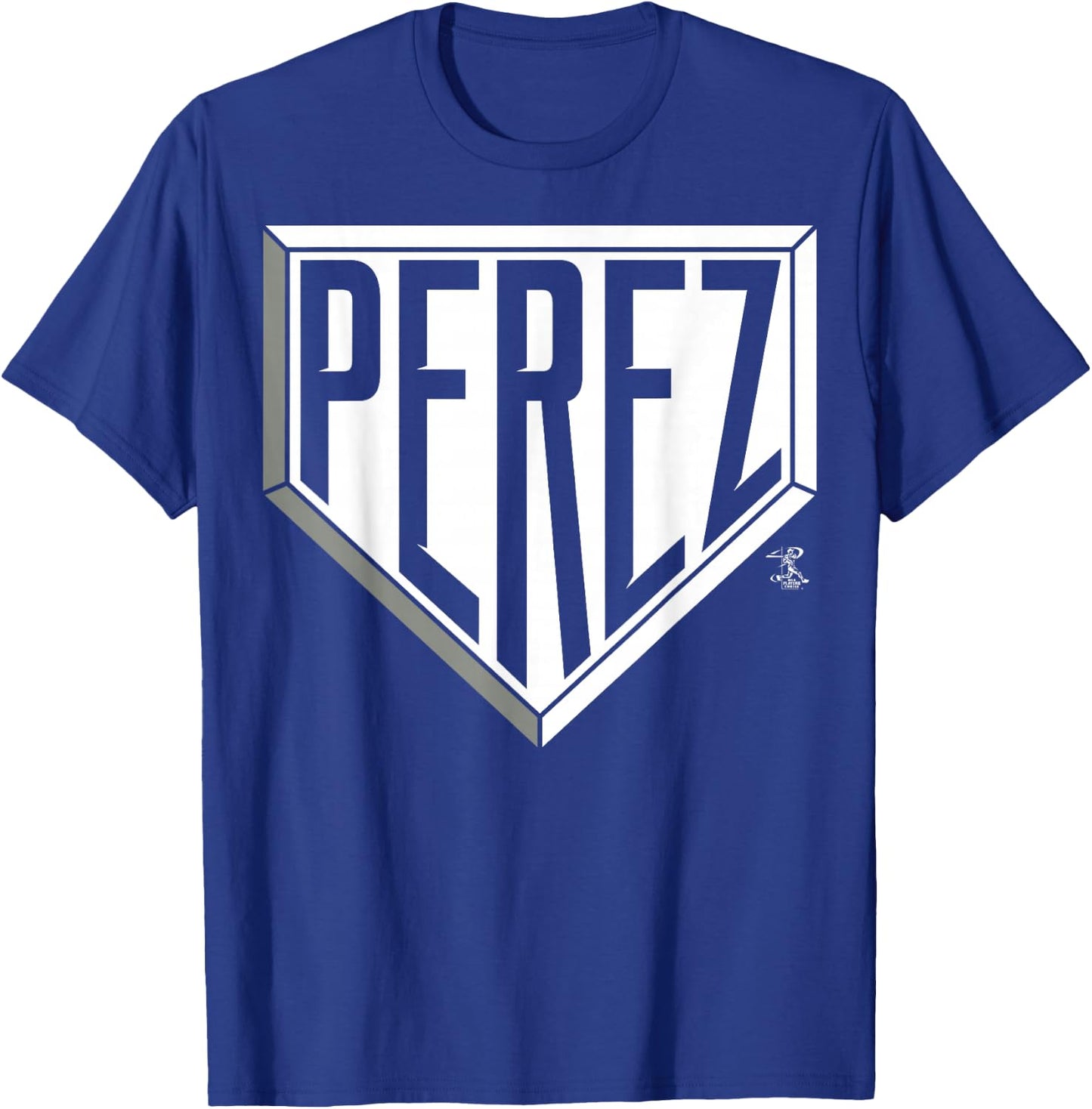 Salvador Perez Home Plate - Apparel T-Shirt - T-Shirt | Royal