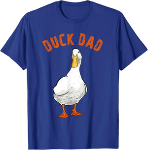 Cute Duck Dad Lover Illustration Gift Duck Owner Gifts T-Shirt - T-Shirt | Royal