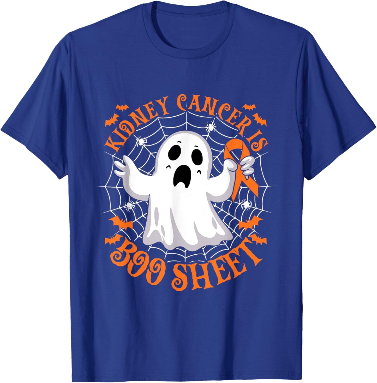 Kidney Cancer is Boo Sheet Halloween Costume T-Shirt - T-Shirt | Royal
