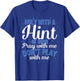 Holy Hood Pray Amen Love Christian Christianity Jesus Church T-Shirt - T-Shirt | Royal