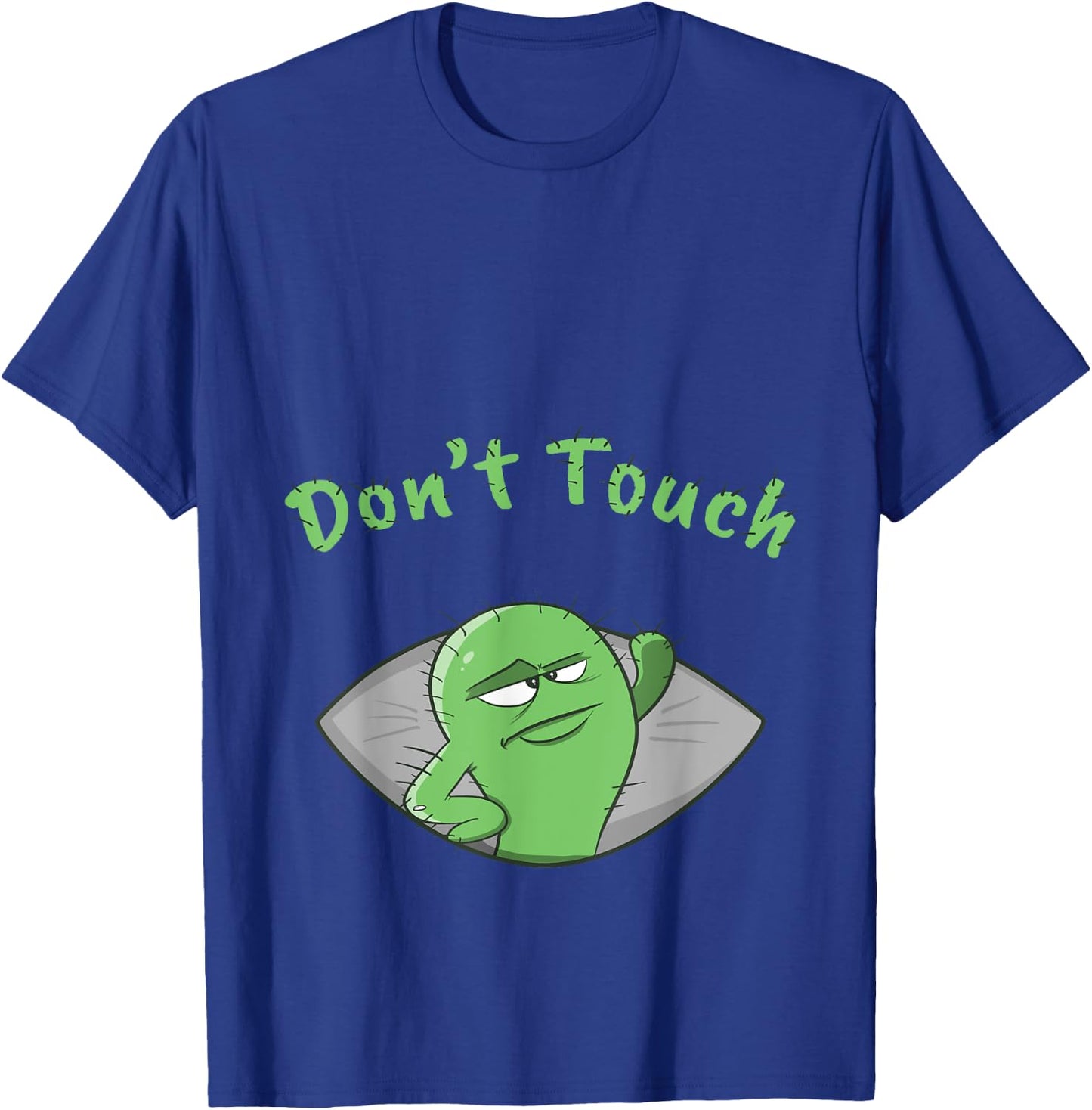 Don't Touch My Belly Pregnancy Announcement Mother's Day T-Shirt - T-Shirt | Royal
