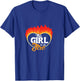 This Girl is On Fire Heart - Emancipation Women Power T-Shirt - T-Shirt | Royal