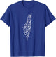 Palestine - Arabic Calligraphy Poem of Mahmoud Darwish T-Shirt - T-Shirt | Royal
