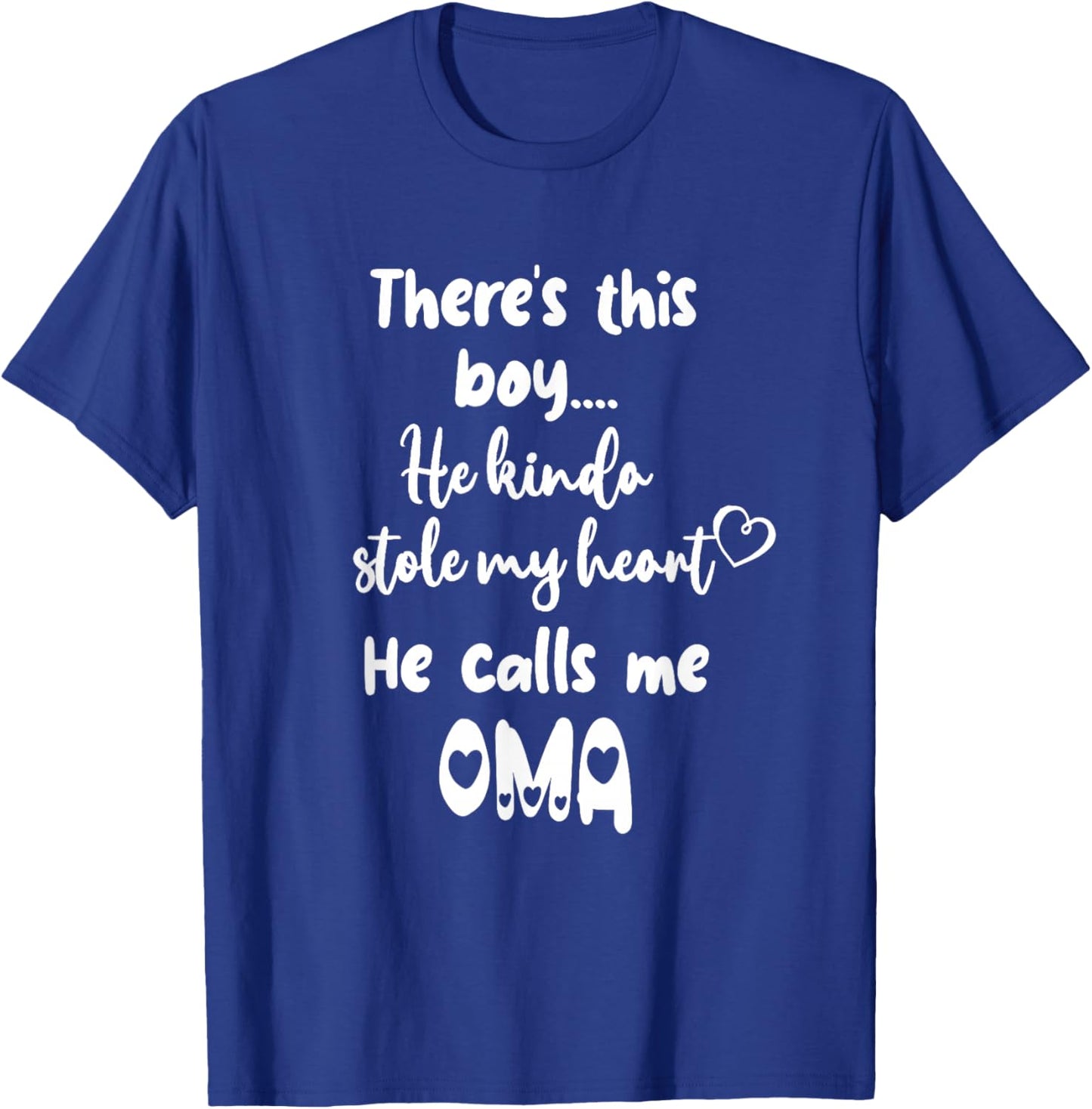 German Flemish Grandma Grandmother This Boy Calls Me Oma T-Shirt - T-Shirt | Royal