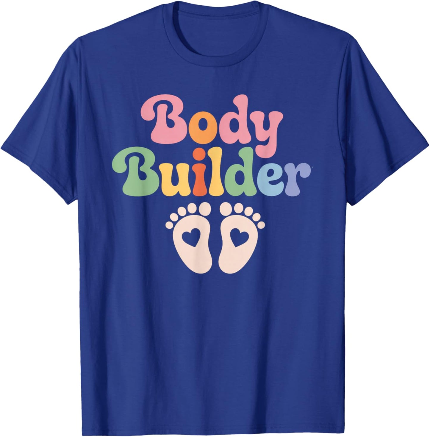 Bodybuilder Pregnancy Announcement Workout Pregnant Women T-Shirt - T-Shirt | Royal