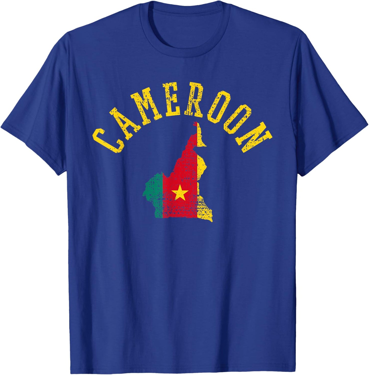 Cameroon National Country Flag Cameroonian Gift T-Shirt - T-Shirt | Royal