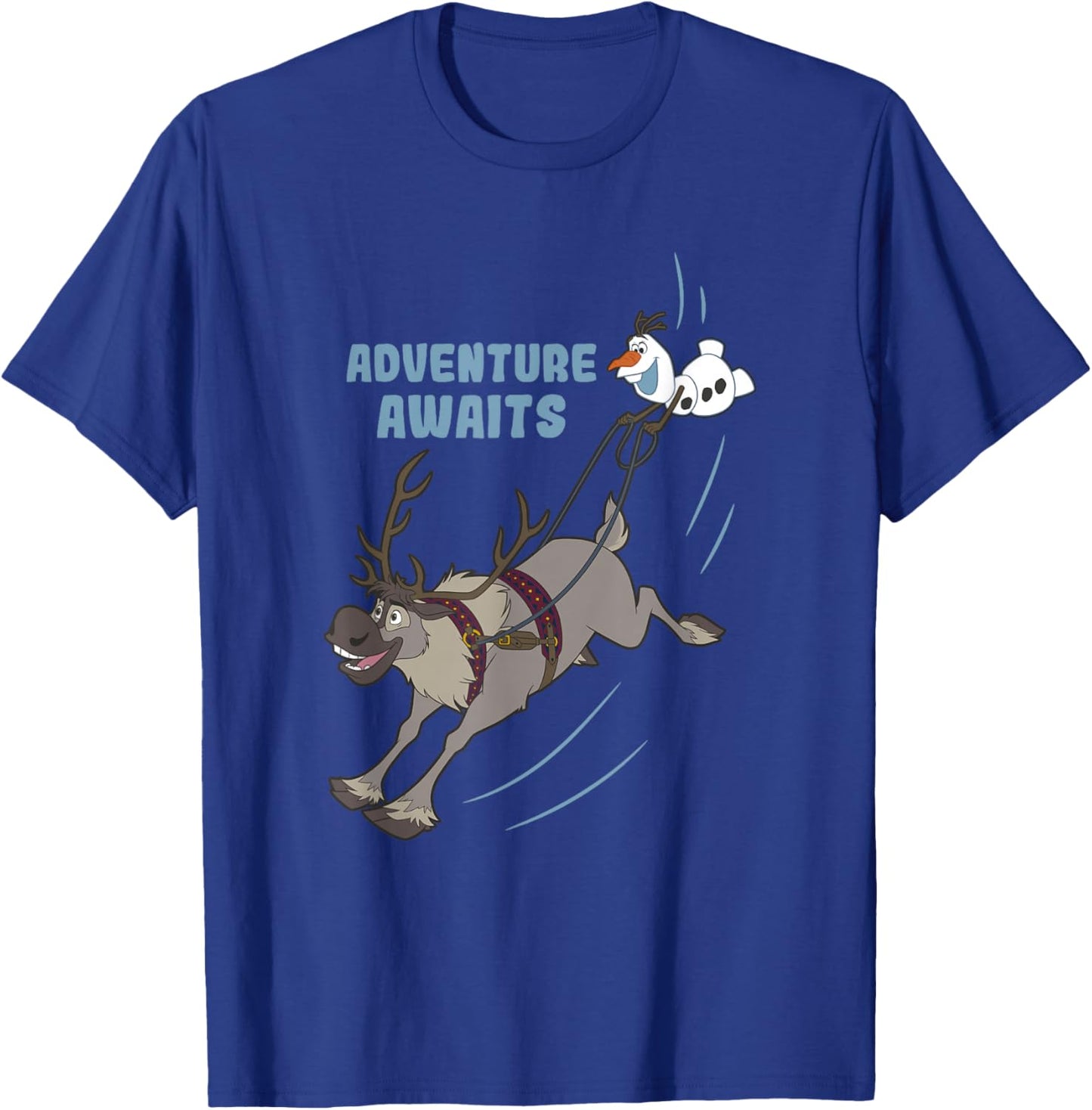 Disney Frozen 2 Happy Olaf & Sven Adventure Awaits Poster T-Shirt - T-Shirt | Royal