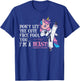 Karate Unicorn Cute Face Beast Taekwondo Martial Arts Women T-Shirt - T-Shirt | Royal
