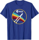 ESA European Space Agency Ariane 5 Rocket Vintage T-Shirt - T-Shirt | Royal