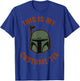 Star Wars Boba Fett Costume Halloween T-Shirt - T-Shirt | Royal