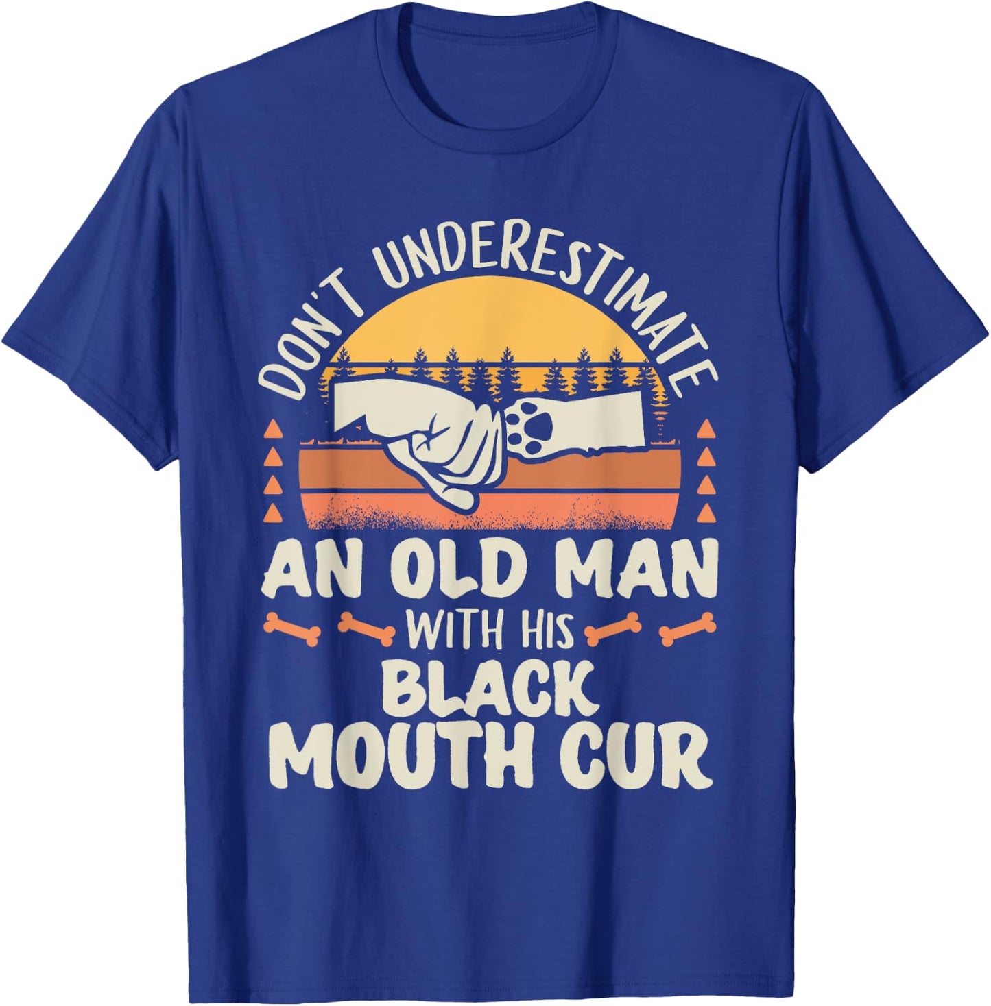 Black Mouth Cur Shirt Men Women Dog Mom Dog Lover T-Shirt - T-Shirt | Royal