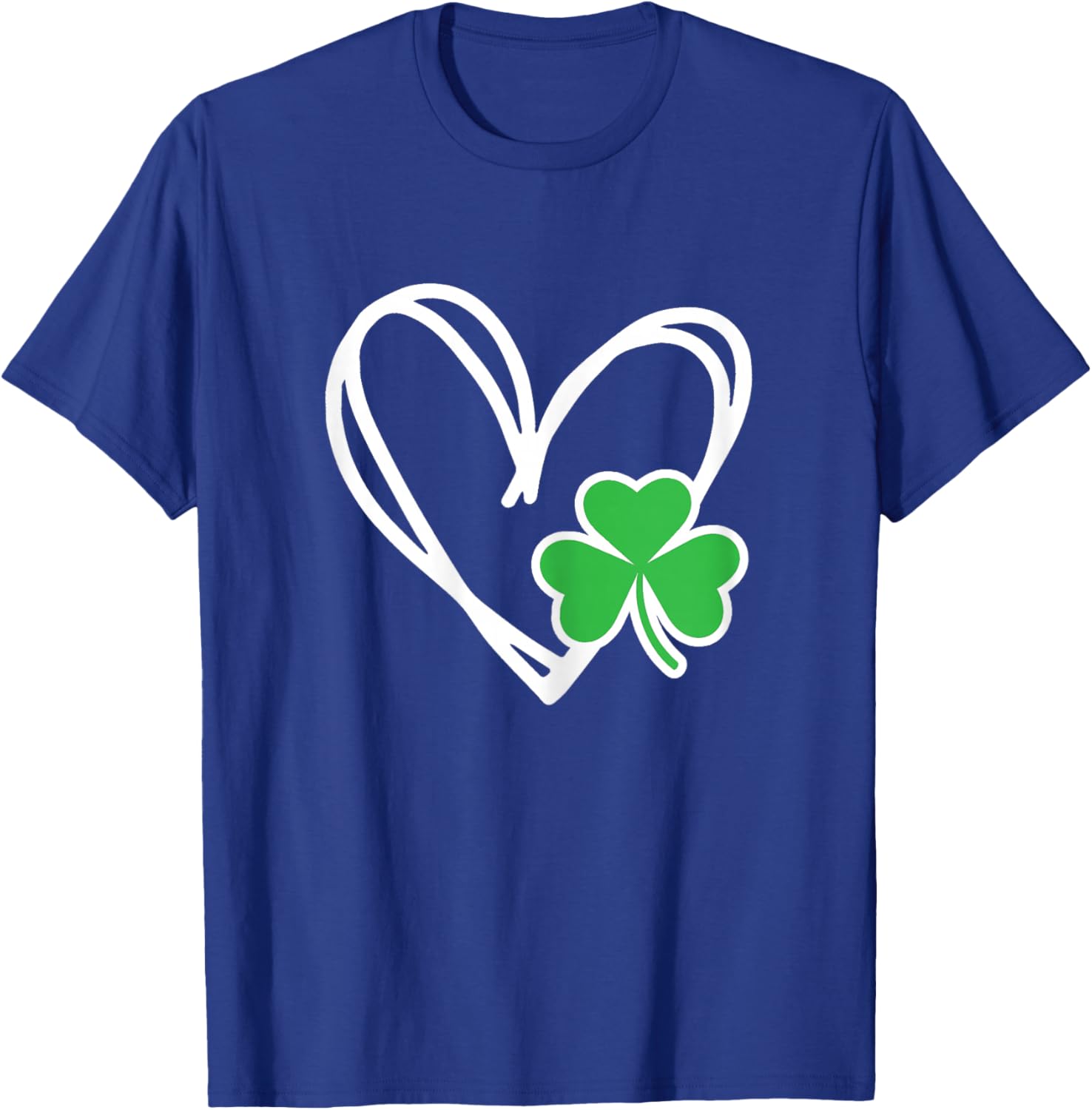 Shamrock Heart St Patricks Day Mommy and Me Matching T-Shirt - T-Shirt | Royal