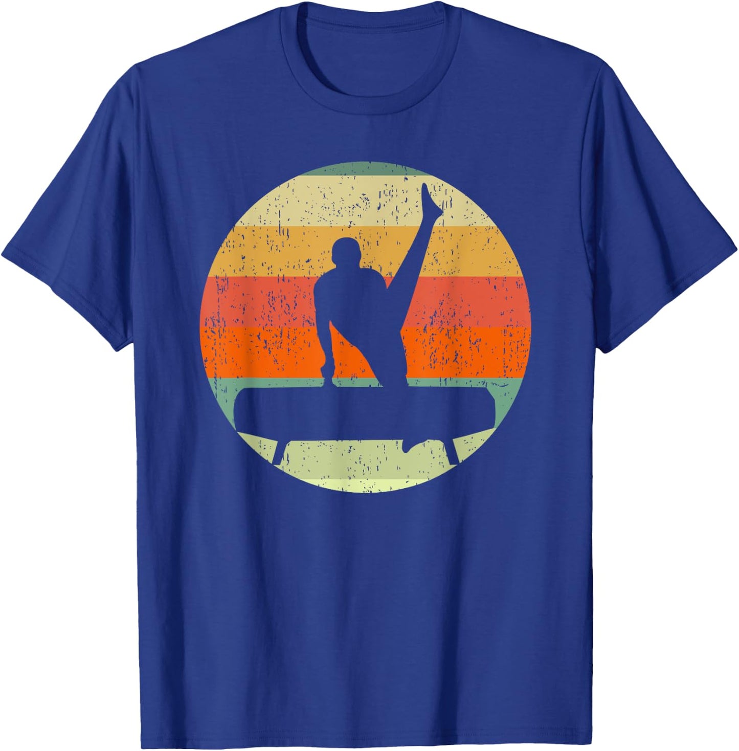 Gymnastics Boys Team Sunset Gymnast T-Shirt - T-Shirt | Royal