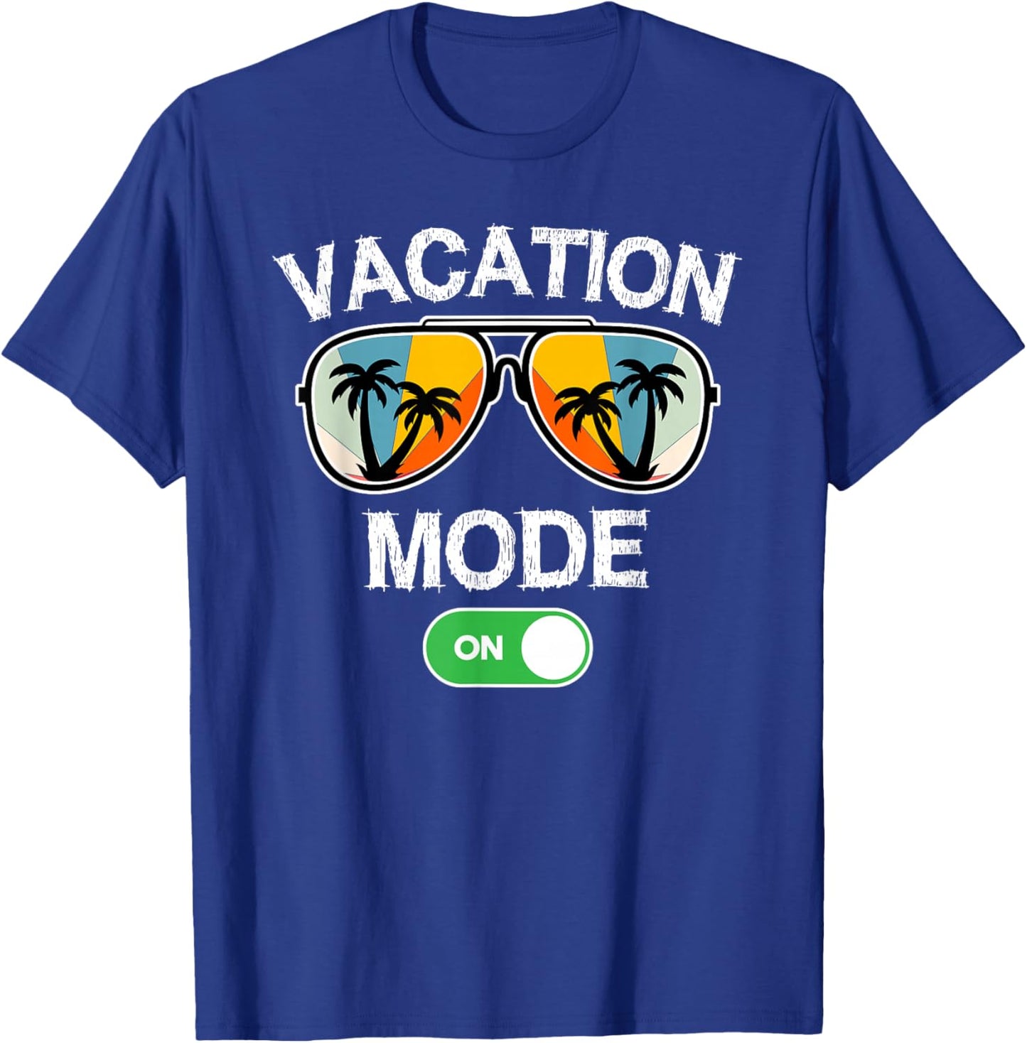 Vacation Mode On Sonnenbrille im Retro-Stil, witzig, für Familien geeignet T-Shirt - T-Shirt | Royal