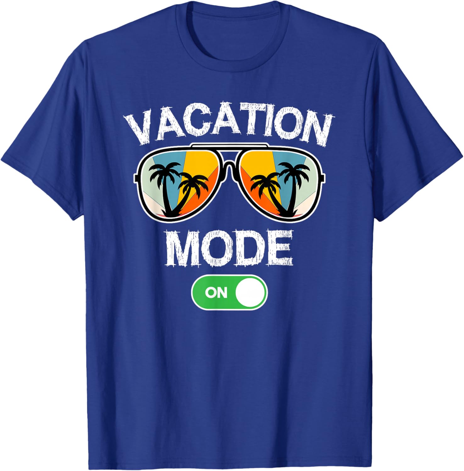 Vacation Mode On Sonnenbrille im Retro-Stil, witzig, für Familien geeignet T-Shirt - T-Shirt | Royal