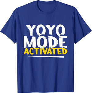 Yoyo Mode Activated - Pastime Hobby Game Vintage Old Toys T-Shirt - T-Shirt | Royal