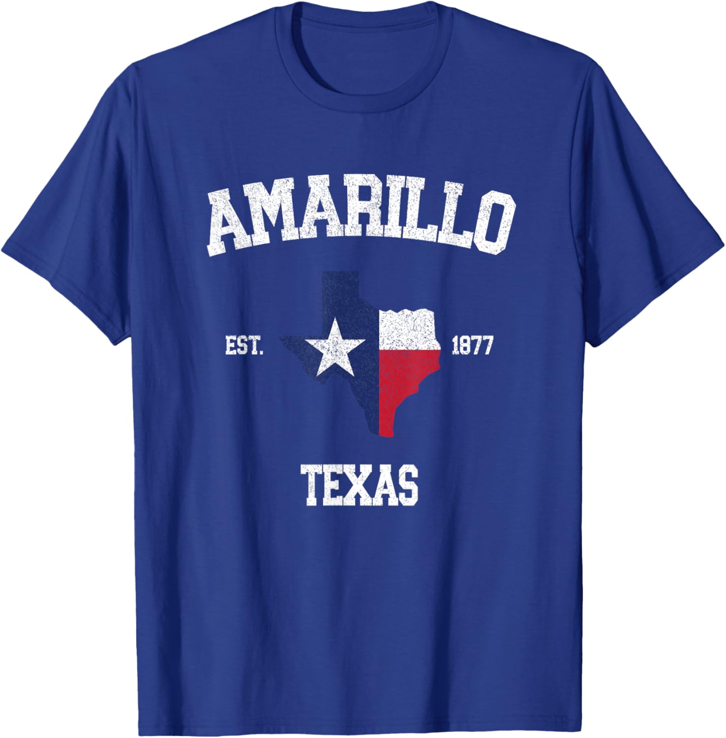 Amarillo Texas T-Shirt - T-Shirt | Royal