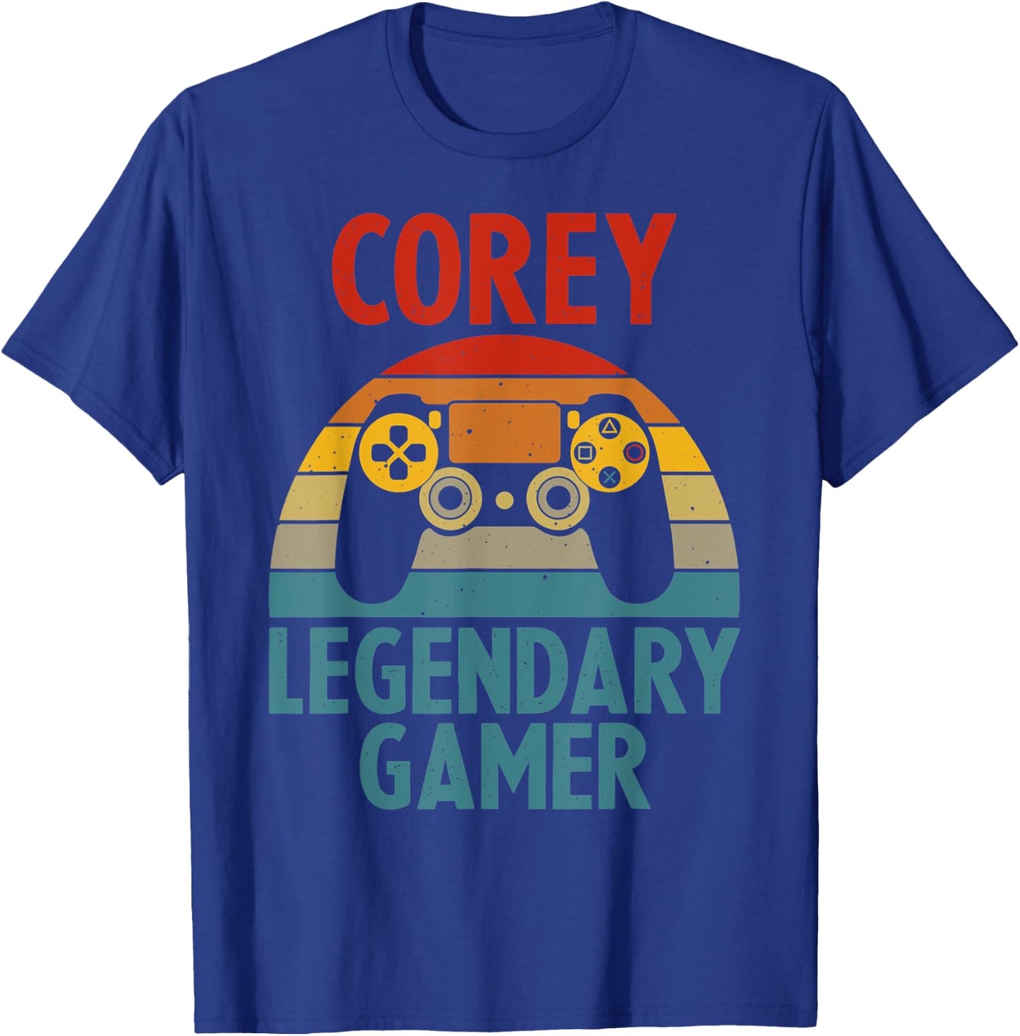 COREY Gift Name Personalized Funny Gaming Geek Birthday T-Shirt - T-Shirt | Royal